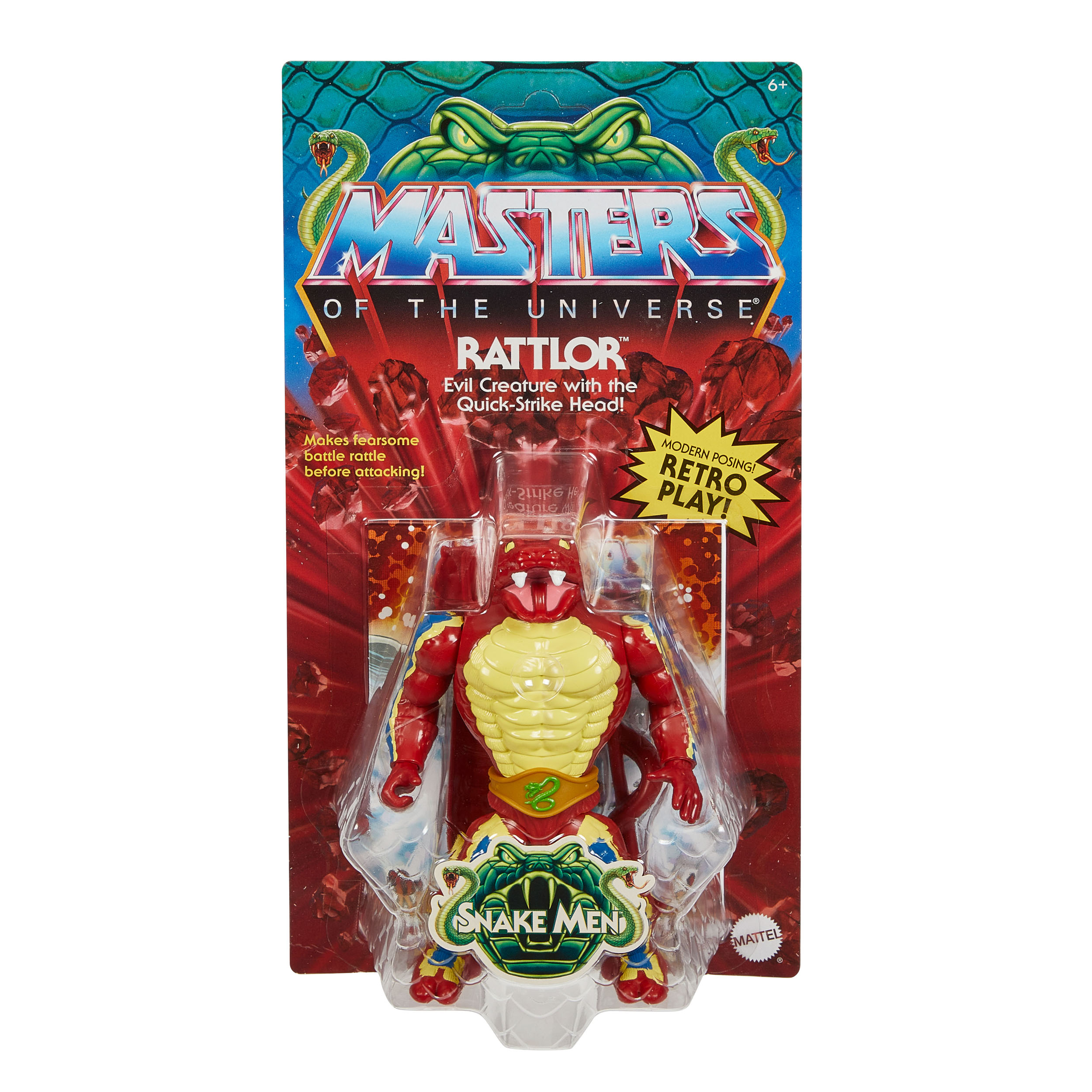 Masters of the Universe Origins Actionfigur Rattlor 14 cm MATTHKM67 0194735104062