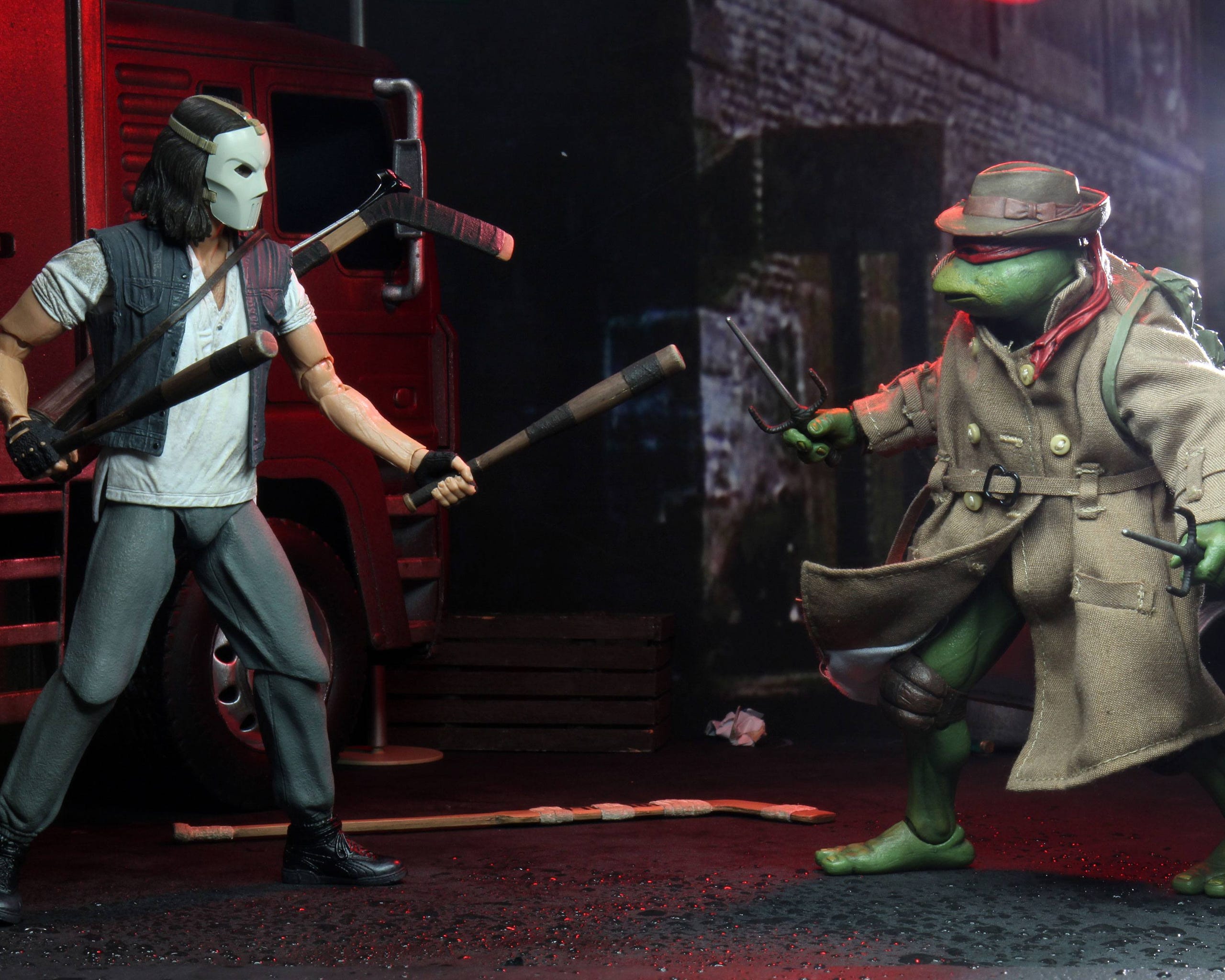 Teenage Mutant Ninja Turtles Actionfiguren Doppelpack Casey Jones & Raphael in Disguise 18 cm  634482541241