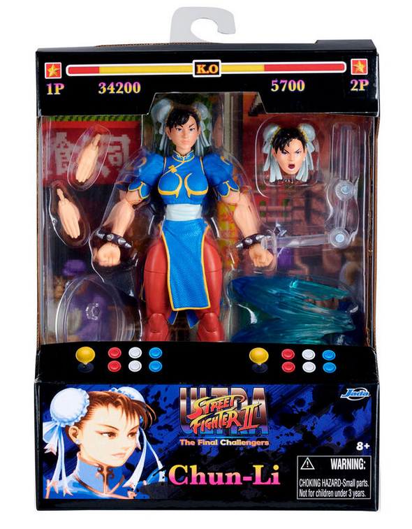 Jada Toys Street Fighter II Chun-Li 6" Figure JD34216 801310342169