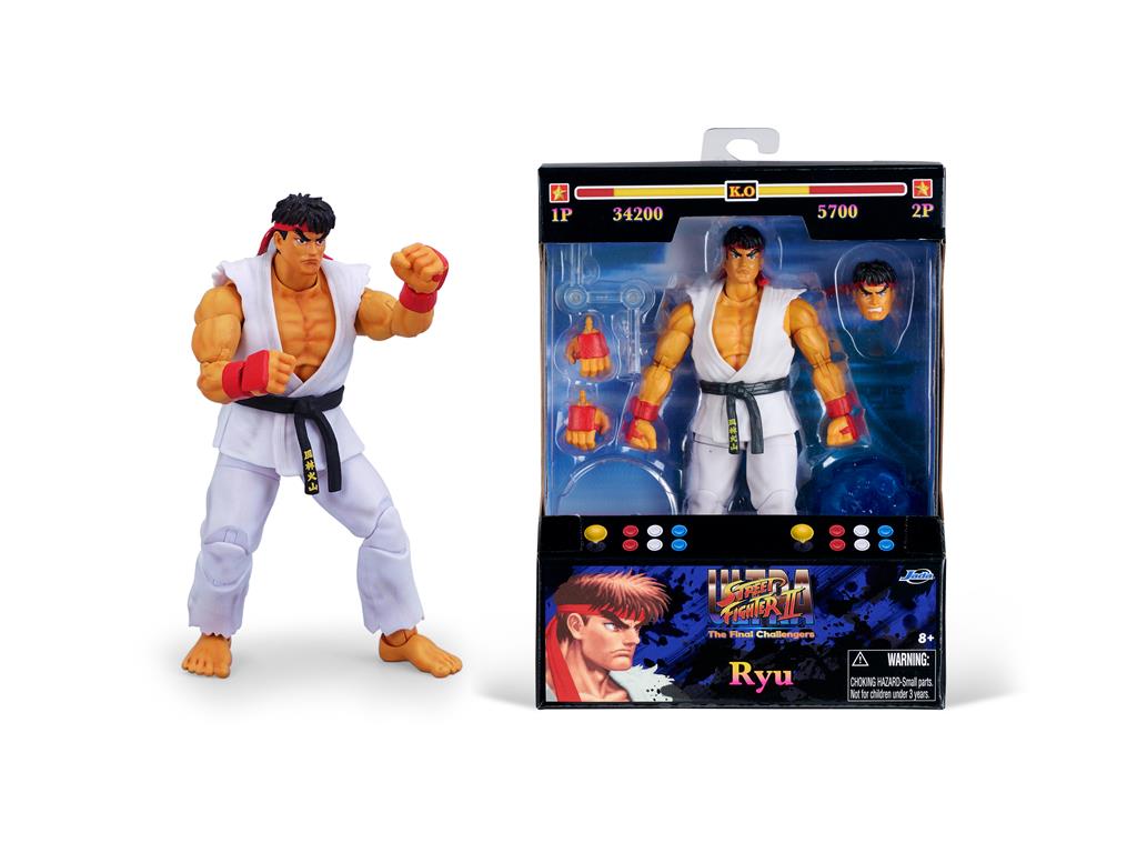 Jada Toys Street Fighter II Ryu 6" Figure 253252025 4006333084508
