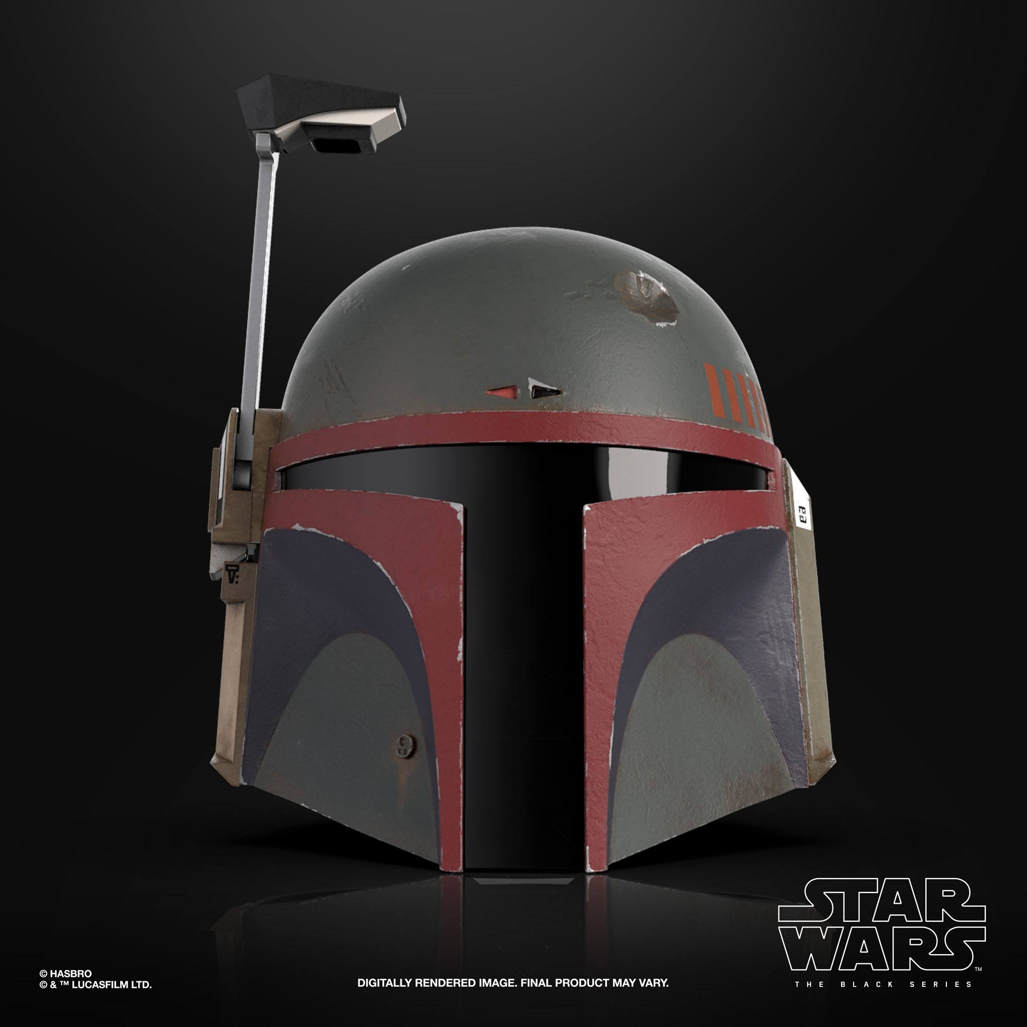 VP beschädigt!!! Star Wars The Mandalorian Black Series Elektronischer Helm Boba Fett (Re-Armored)  F52815L0 5010993927685