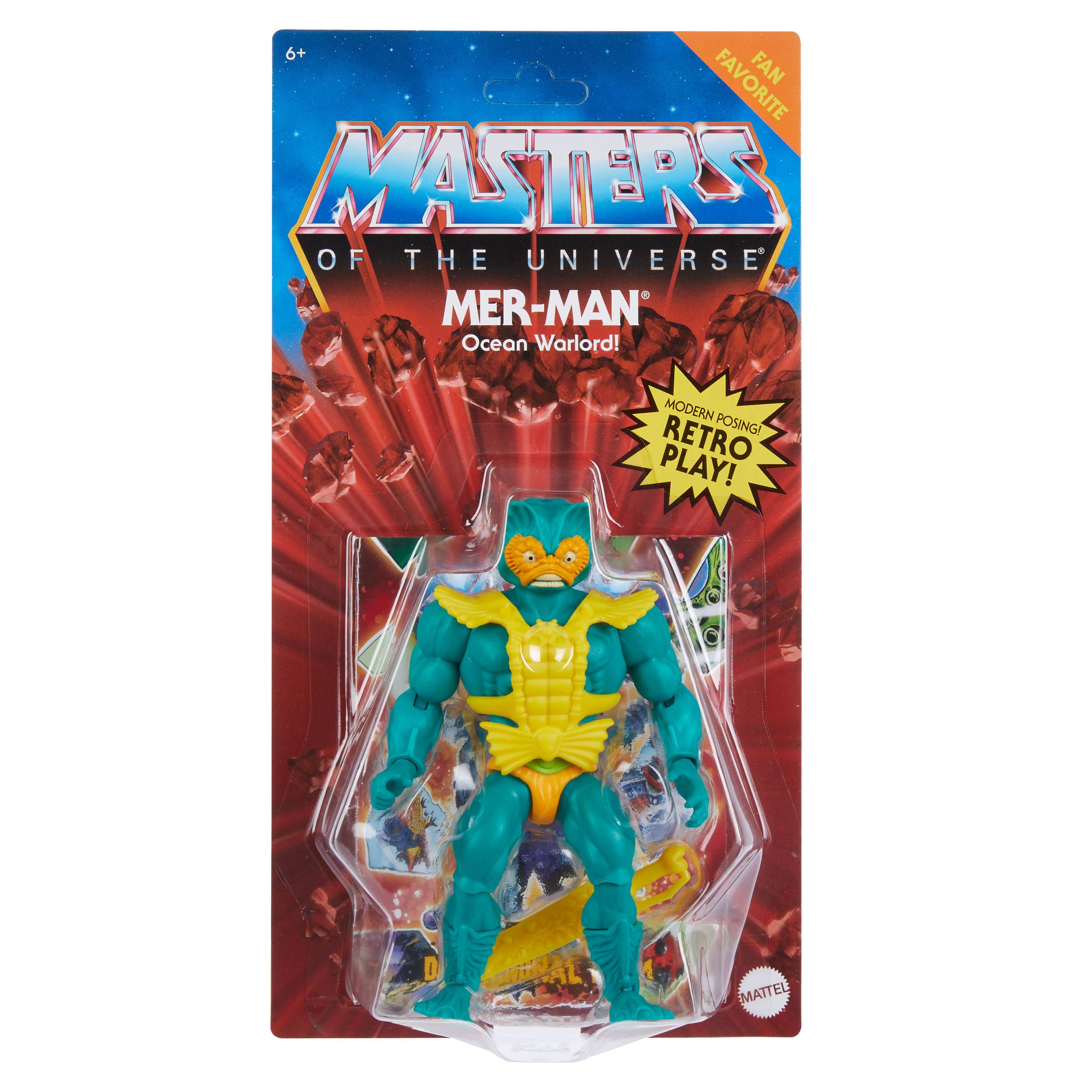 Masters of the Universe Origins Mer Man Action Figure HYD19  0194735244126