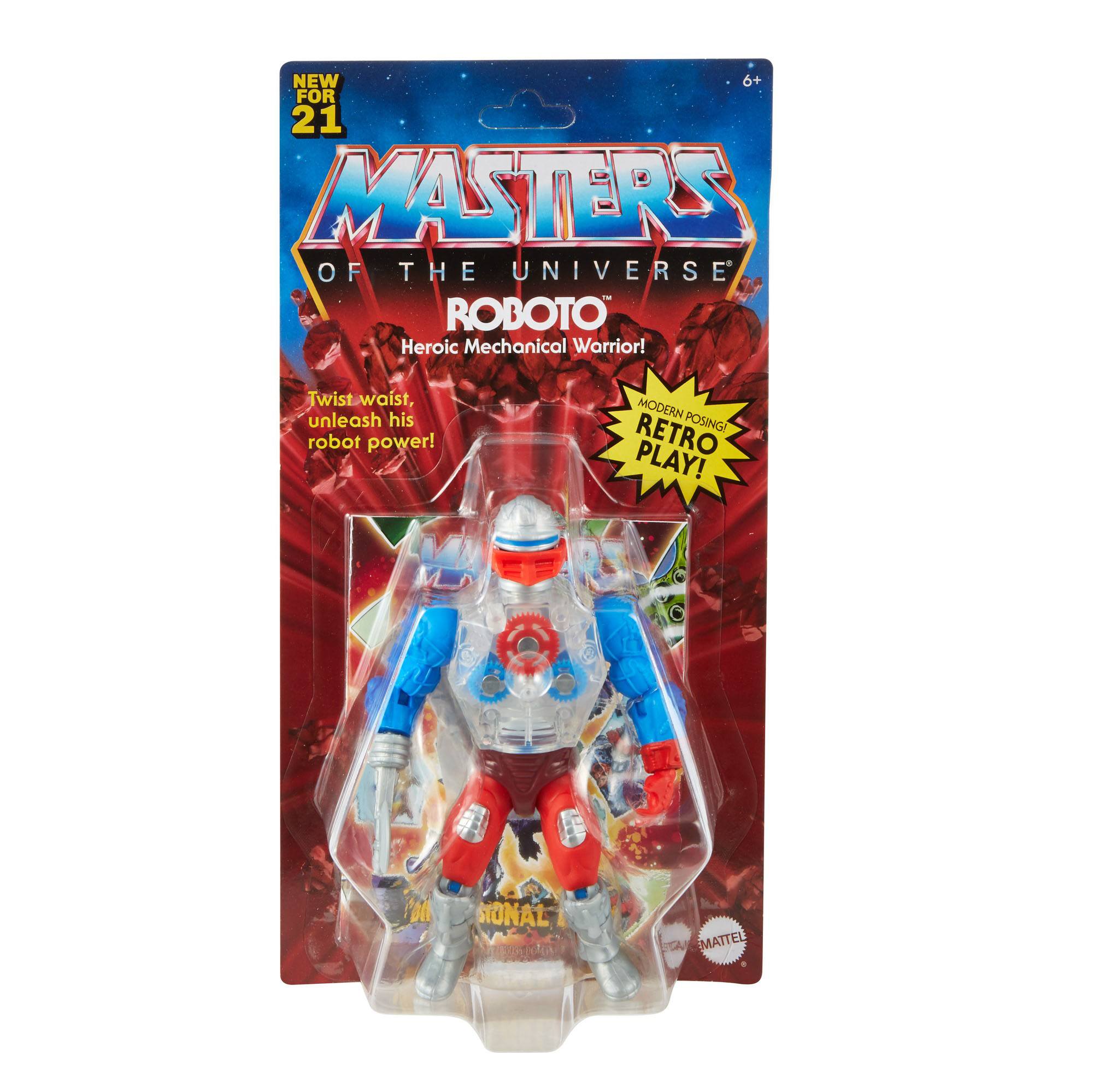 VP beschädigt!!! Masters of the Universe Origins Actionfigur 2020 Roboto 14 cm (EU Karte) MATTGRX00 887961913415