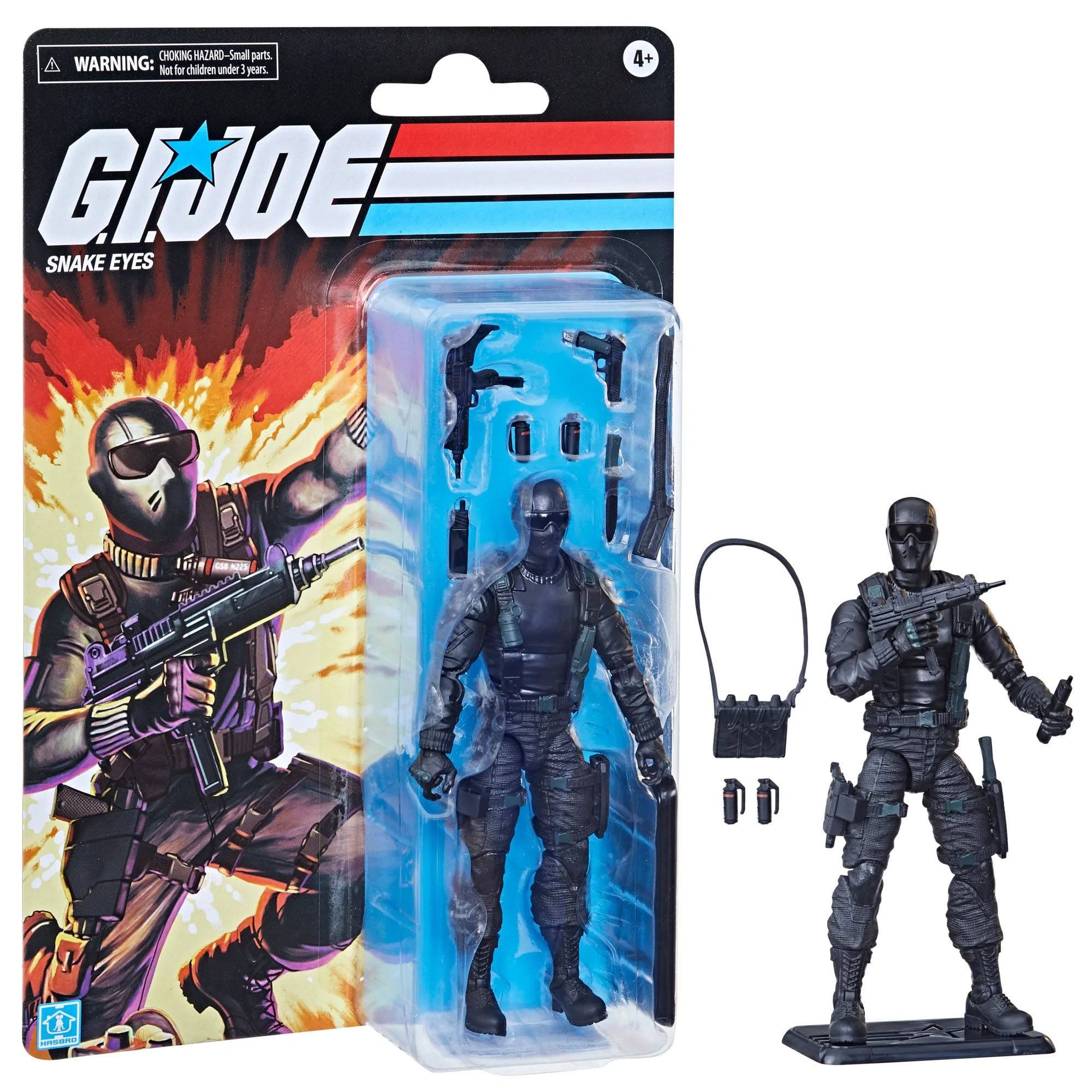 G.I. Joe Retro Collection Actionfigur Snake Eyes 15 cm F47715X0 5010993973422