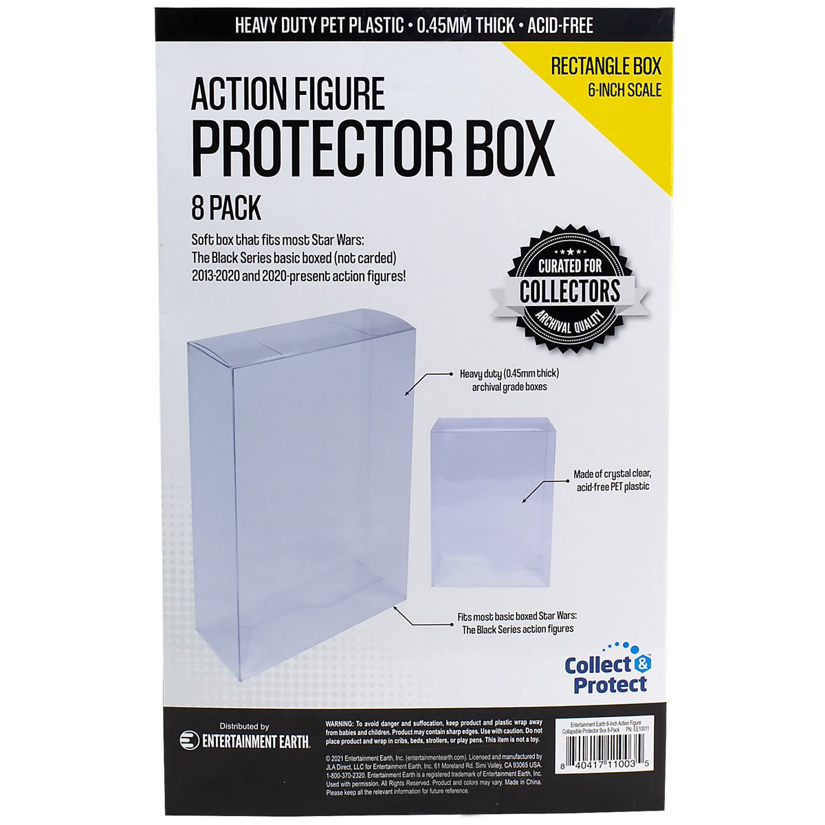 Action Figure Protector Box (8/Pack) f. Star Wars Black Series 6" Redline f. Standardfiguren EE10011 840417110035
