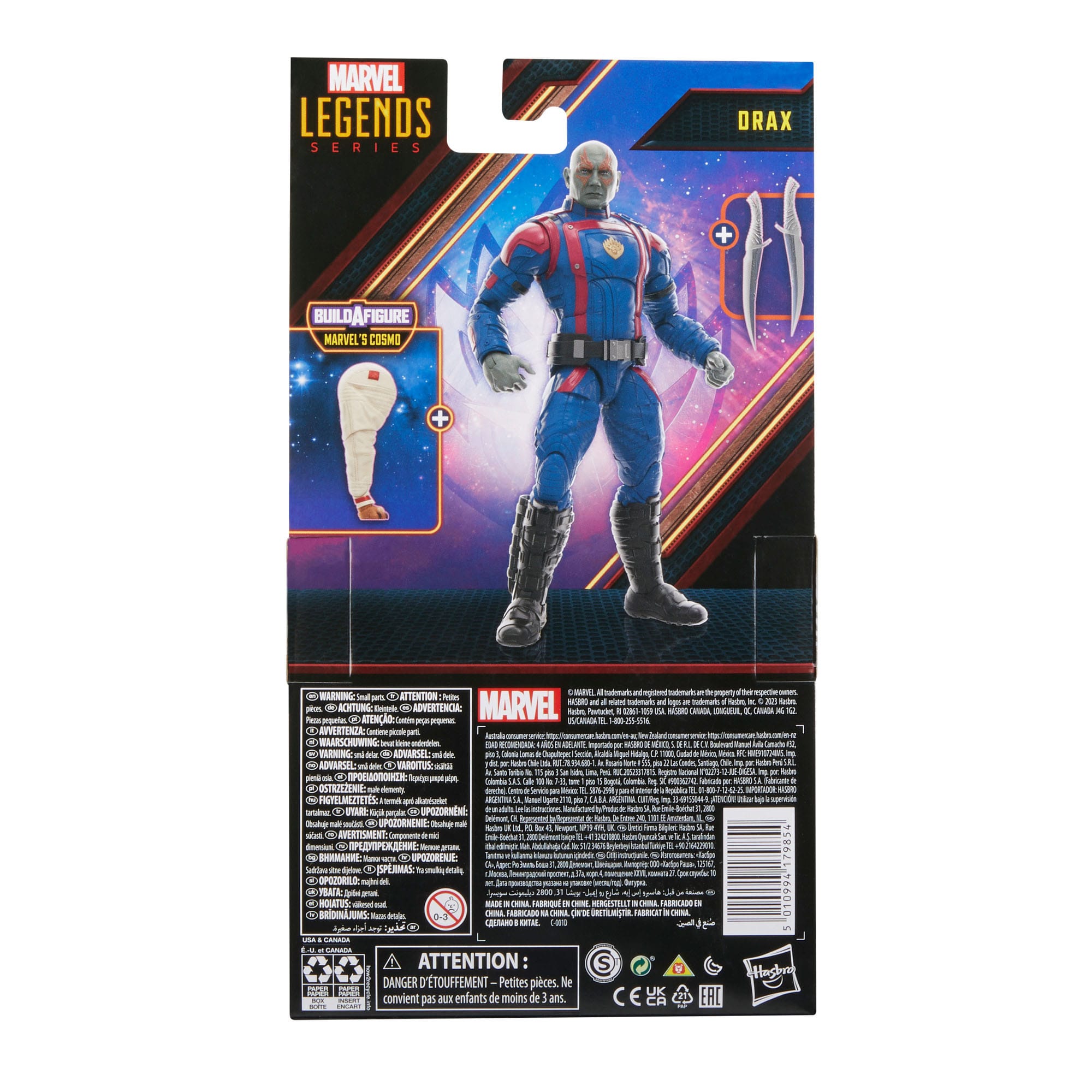 Guardians of the Galaxy Comics Marvel Legends Actionfigur Drax 15 cm HASF6603 5010994179854