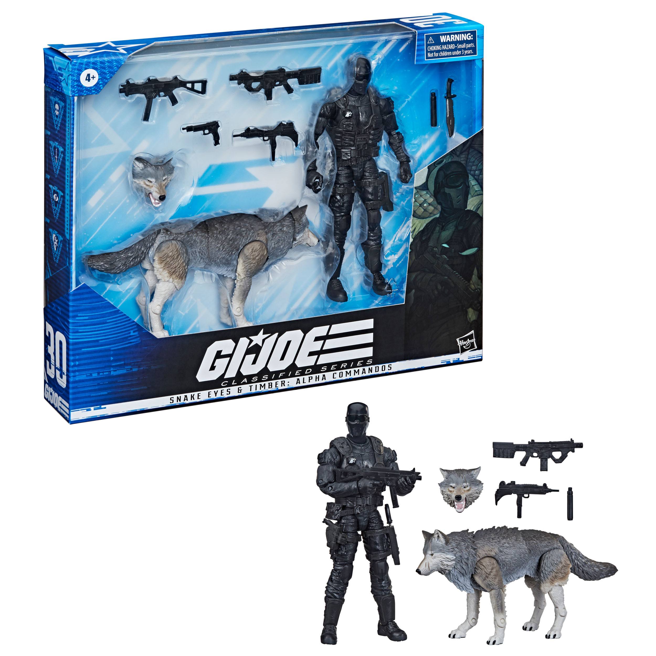 G.I. Joe Classified Series Actionfiguren 2er-Pack 2021 Snake Eyes & Timber: Alpha Commandos 15 cm F07595L0 5010993860418