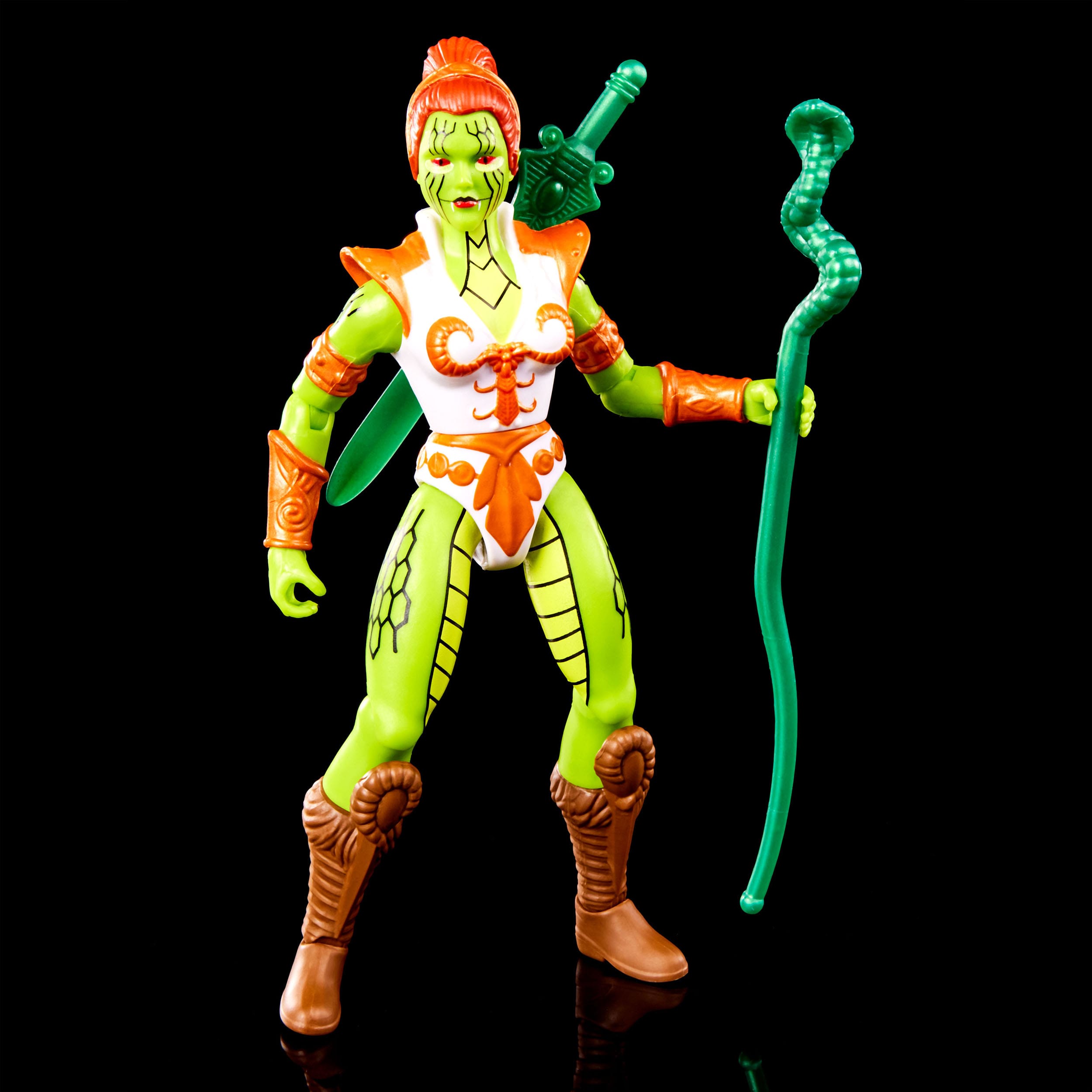 Masters of the Universe Origins Actionfigur Snake Teela 14 cm MATTHKM73 0194735104161