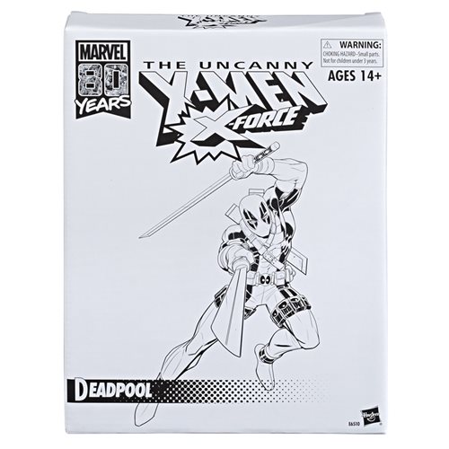 X-Men X-Force Retro Marvel Legends 6-Inch Deadpool Action Figure - Exclusive E6510 630509861903