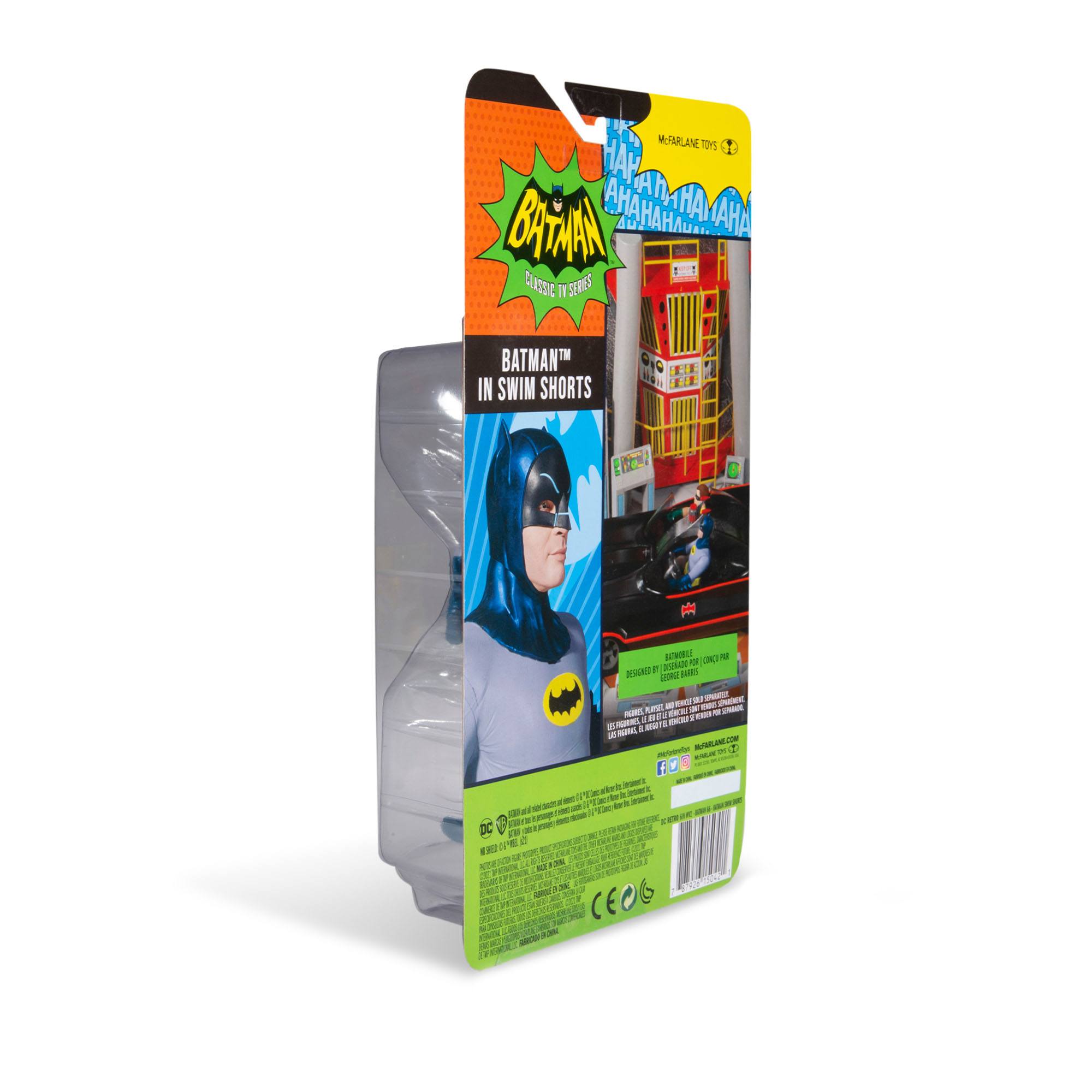 DC Retro Actionfigur Batman 66 Batman Swim Shorts 15 cm MCF15042 787926150421