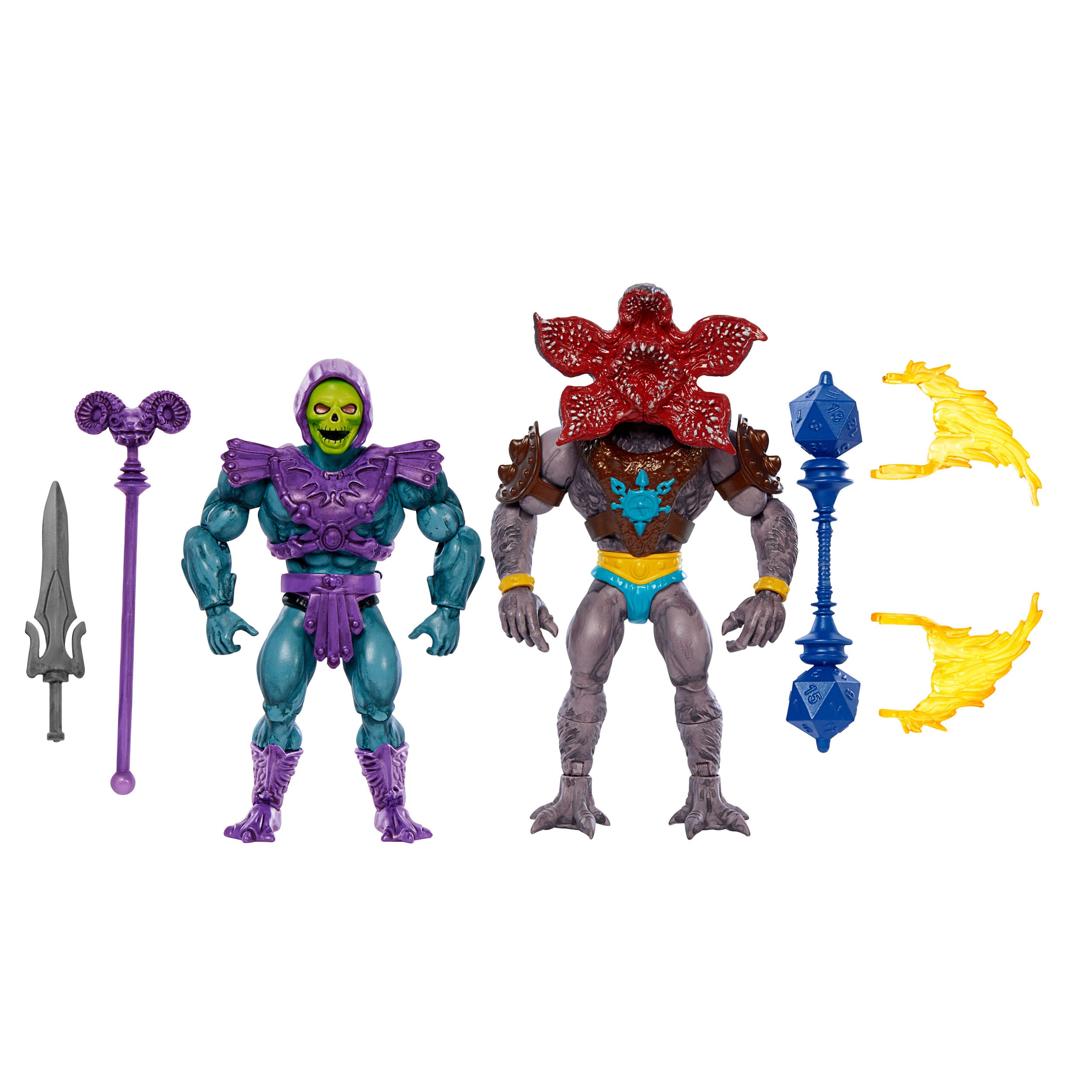 Masters of the Universe x Stranger Things Origins Actionfiguren 2er-Pack Skeletor & Demogorgon 14 cm MATTHVV73 