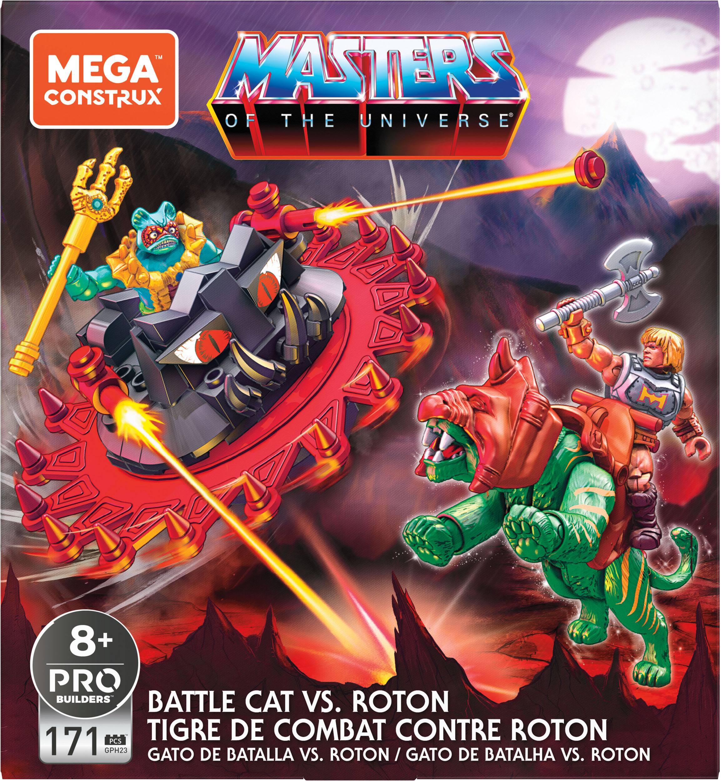 Masters of the Universe Mega Construx Probuilders Bauset Battle Cat vs. Roton MATTGPH23 887961886986
