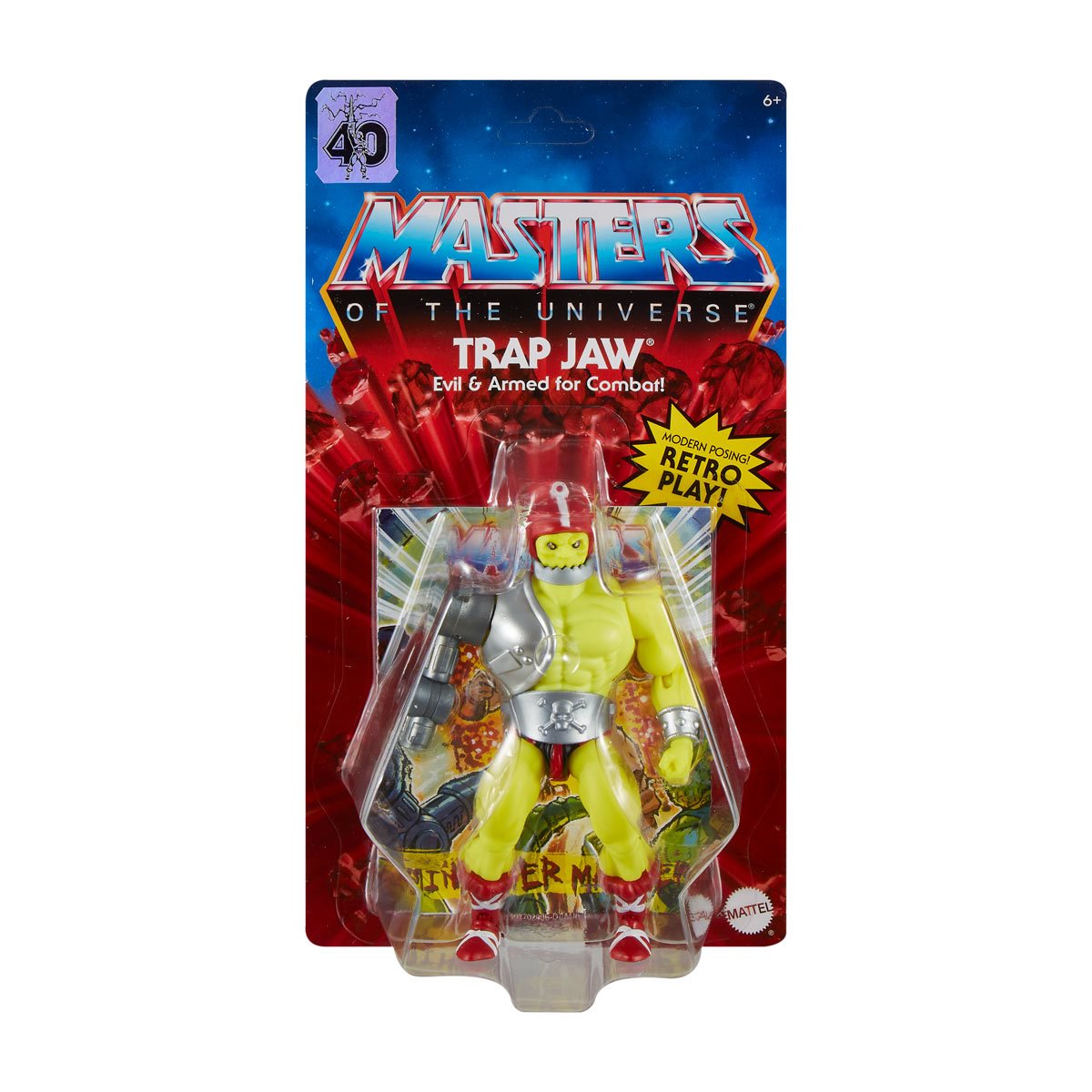 Masters of the Universe Origins Actionfigur 2022 Mini Comic Trap Jaw 14 cm (EU-Karte)  MATTHDT03 194735030798