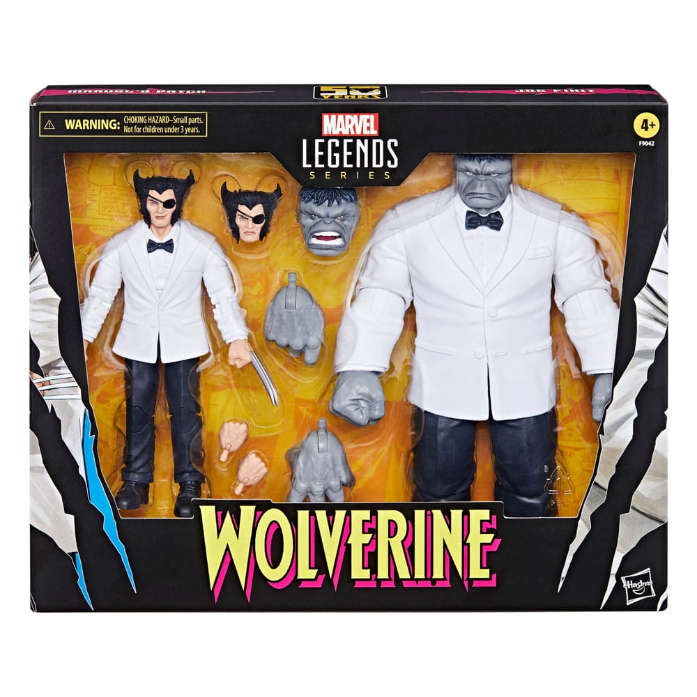 Wolverine 50th Anniversary Marvel Legends Actionfiguren 2er-Pack Marvel's Patch & Joe Fixit 15 cm HASF9042 5010996202147