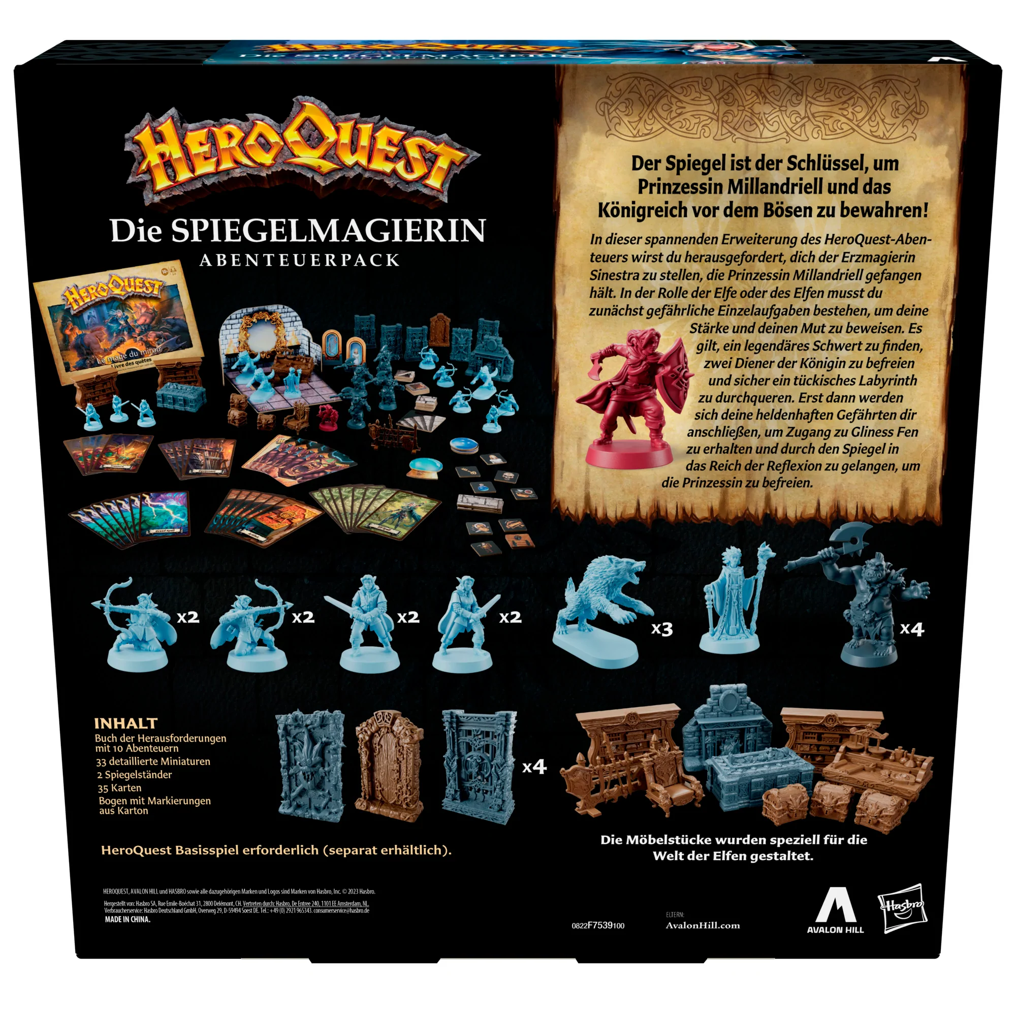 Heroquest - Avalon Hill HeroQuest Die Spiegelmagierin Abenteuerpack - DE F75391000 5010994203276