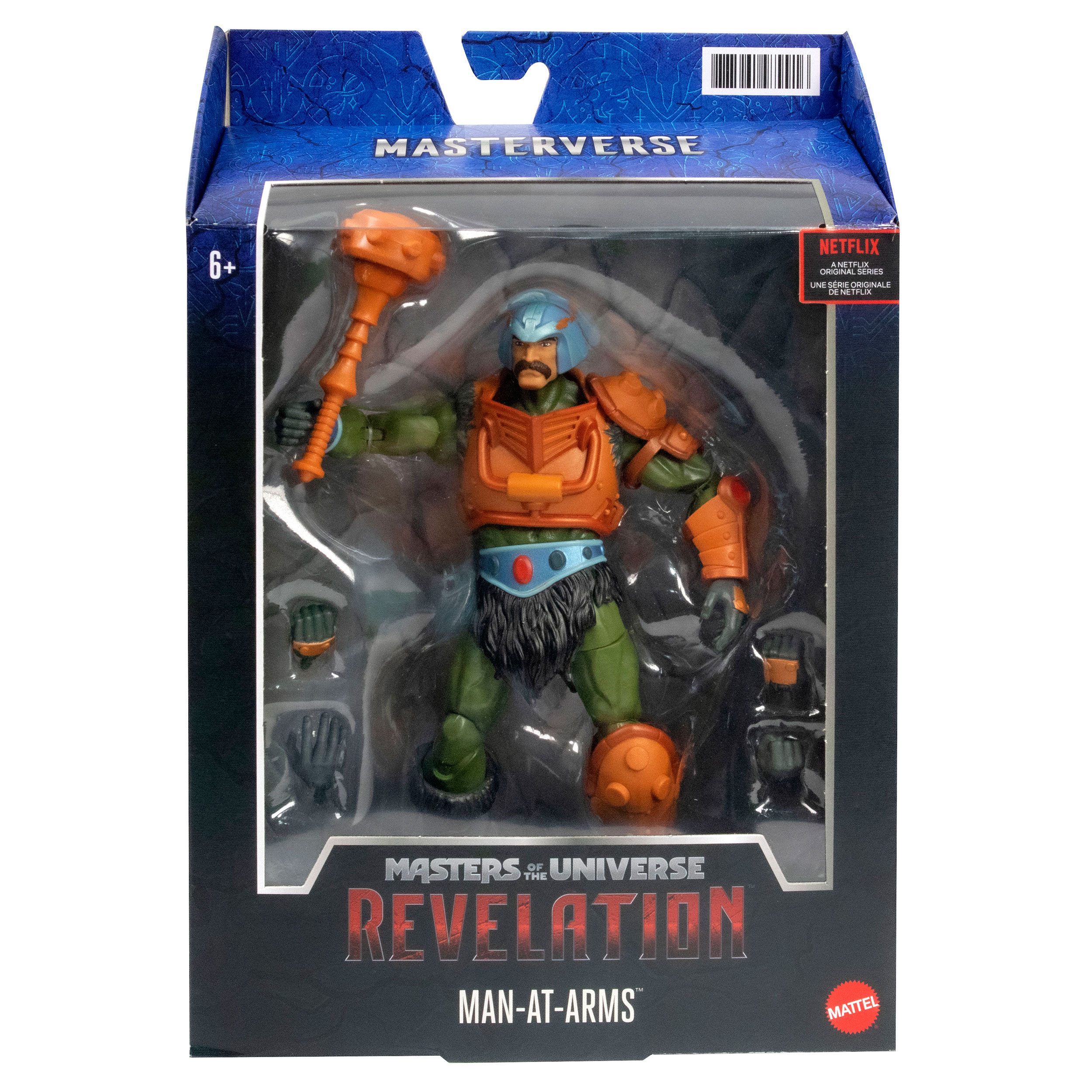 Masters of the Universe: Revelation Masterverse Actionfigur 2021 Man-At-Arms 18 cm MATTGYV13 0887961979916
