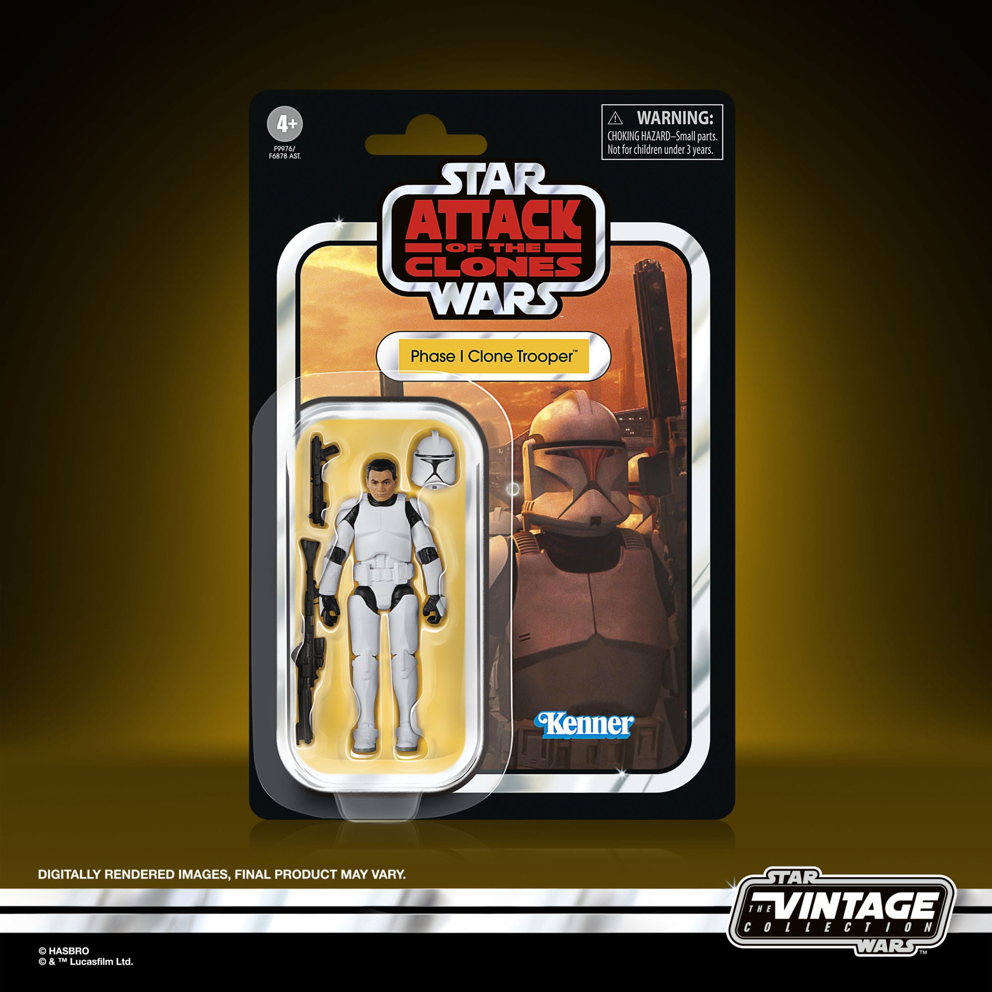 Star Wars Episode II Vintage Collection Actionfigur Phase I Clone Trooper 10 cm HASF9976 5010996202932