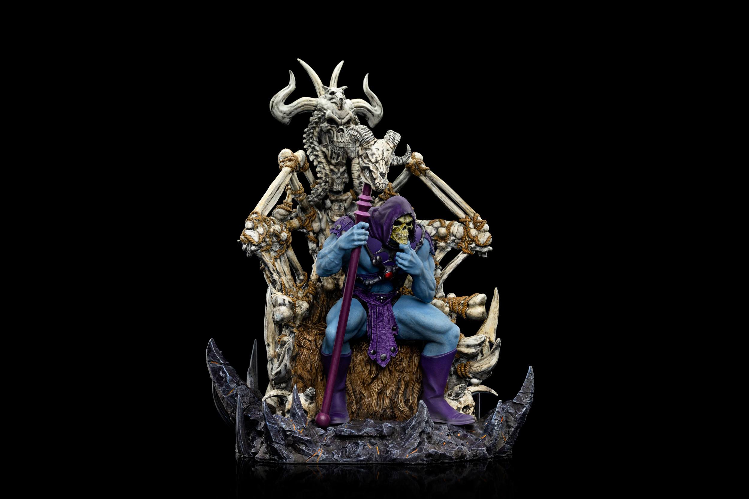 Masters of the Universe Art Scale Deluxe Statue 1/10 Skeletor on Throne Deluxe 29 cm IS95031 618231950317