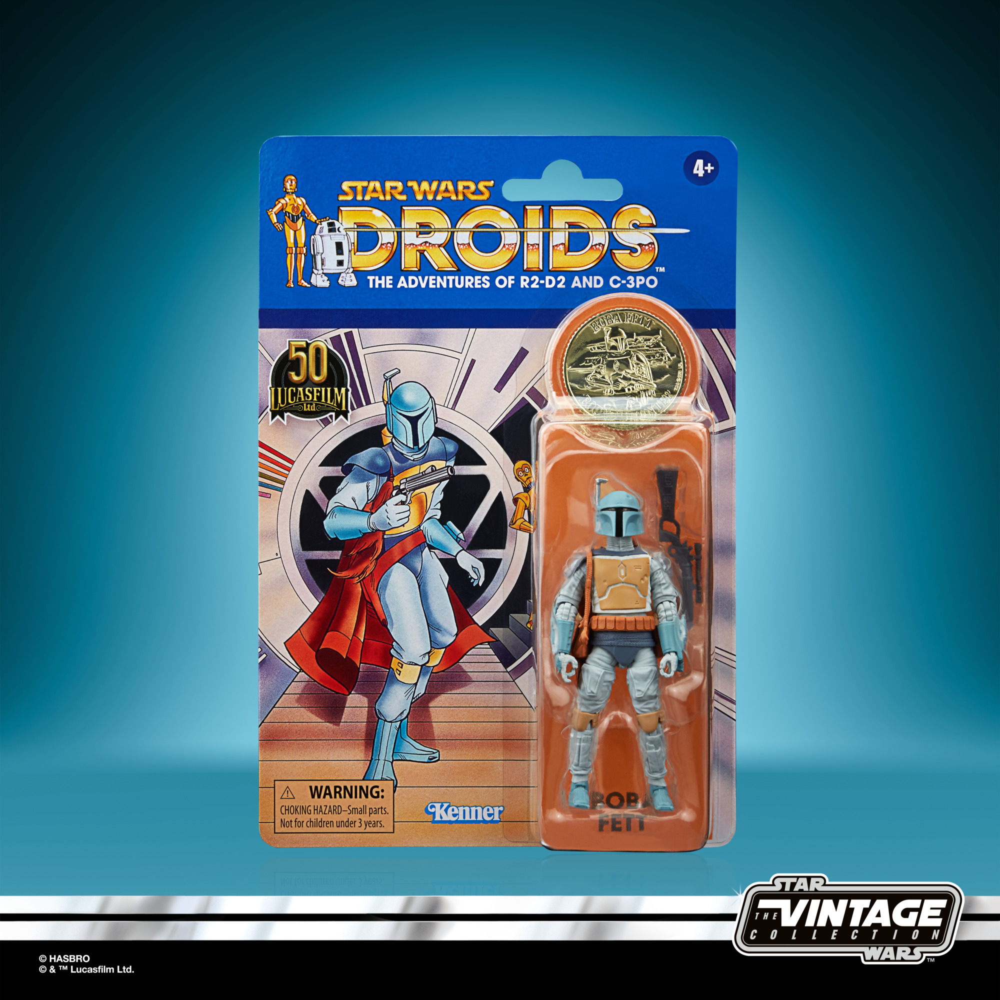 VP leicht beschädigt!!!  Star Wars: Droids Vintage Collection Actionfigur 2021 Boba Fett 10 cm F53125L00 5010993954063