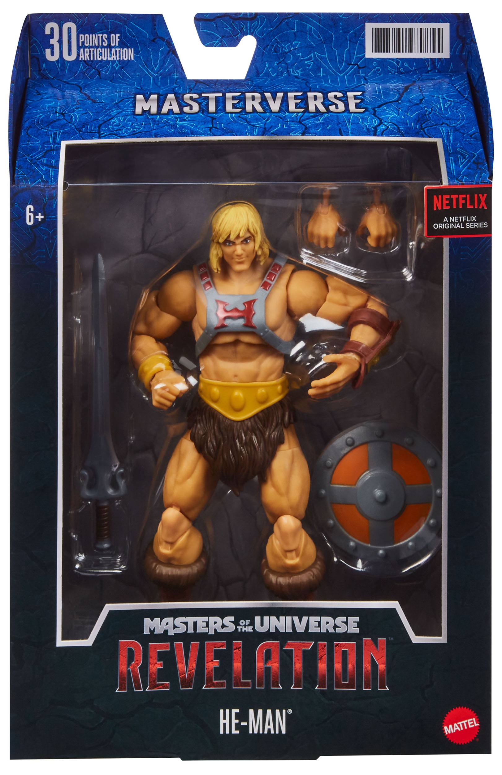 Masters of the Universe: Revelation Masterverse Actionfigur 2021 He-Man 18 cm MATTGYV09 0887961979855