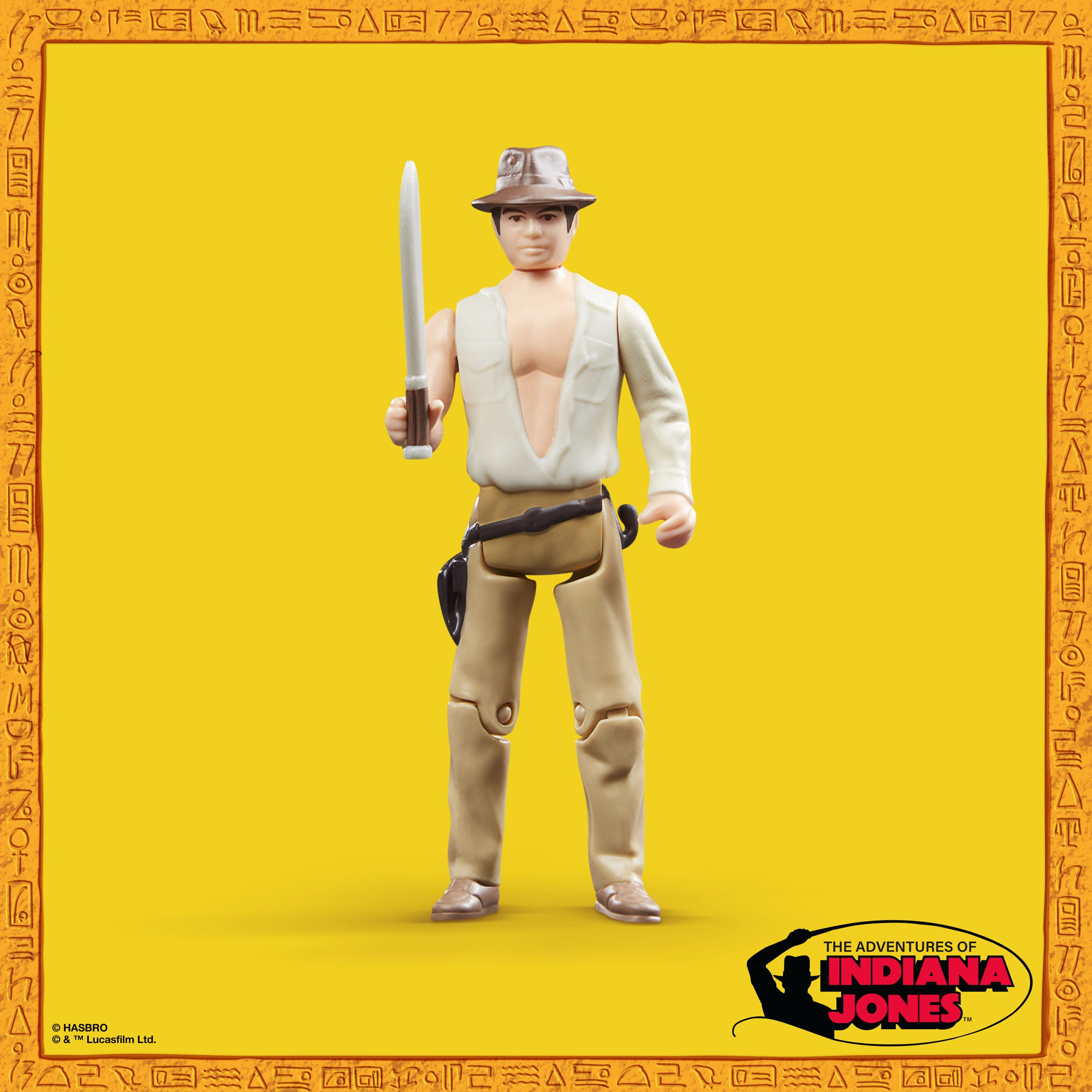Indiana Jones Retro Collection Actionfigur Indiana Jones (Tempel des Todes) 10 cm HASF6083 5010996160331