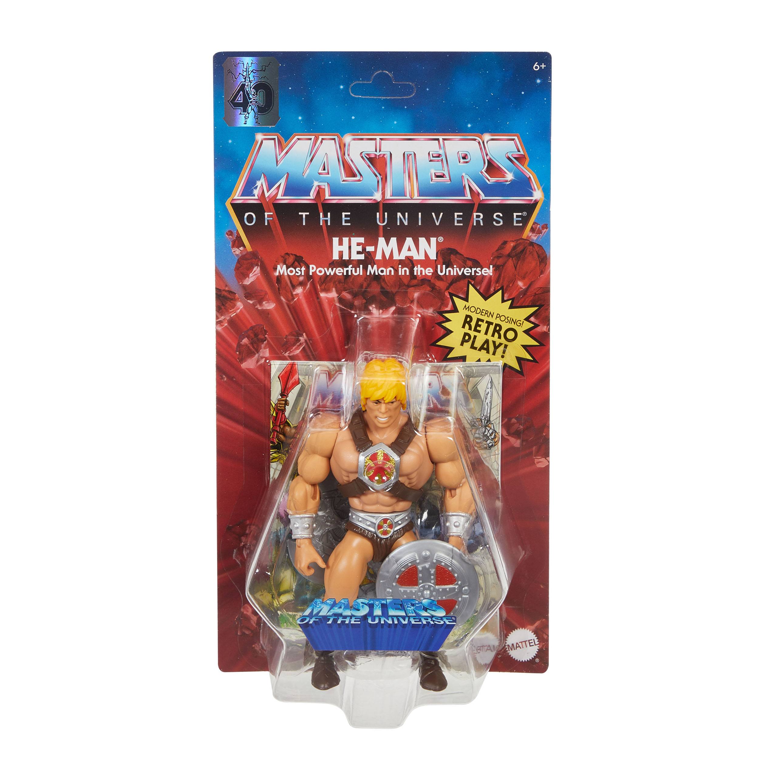 Masters of the Universe Origins Actionfigur 2022 200X He-Man 14 cm (EU-Karte) MATTHDR96 0194735030699