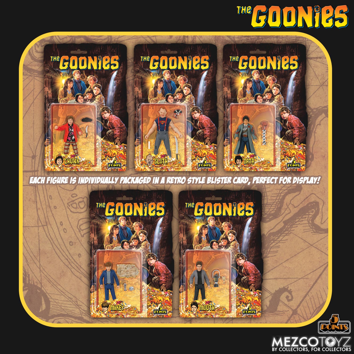 Die Goonies 5 Points Actionfiguren 9 cm Sortiment  MEZ18174 696198181746