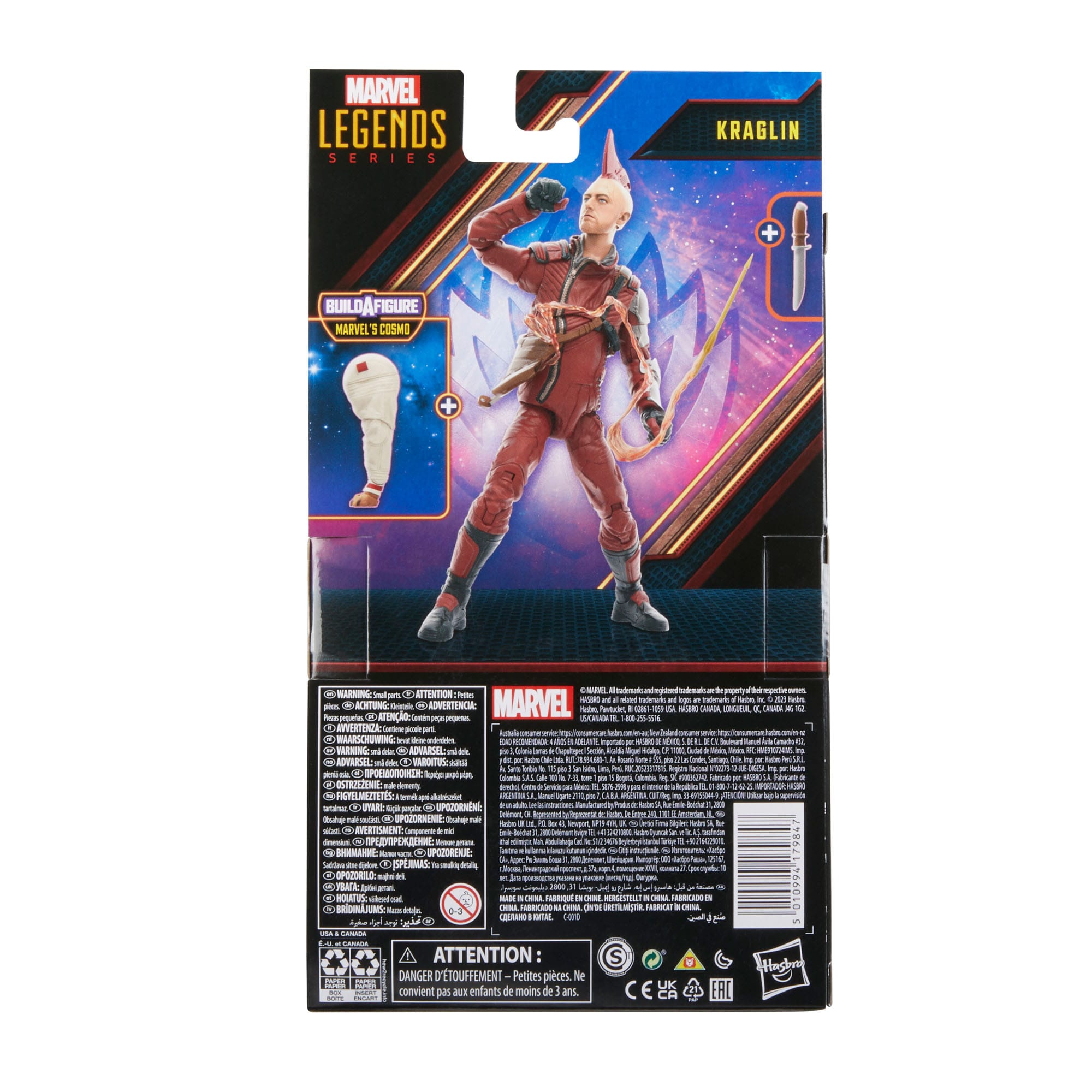 Guardians of the Galaxy Comics Marvel Legends Actionfigur Kraglin 15 cm HASF7406 5010994179847