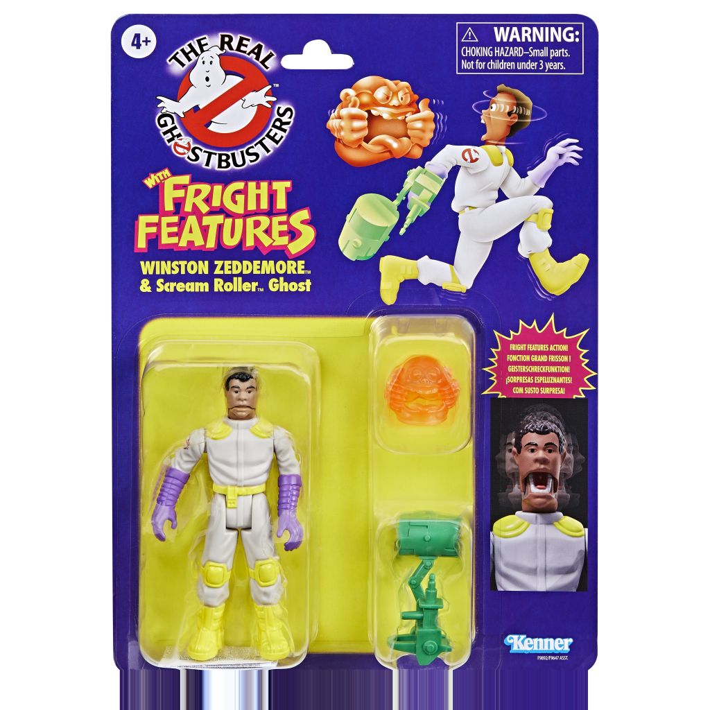 The Real Ghostbusters Kenner Classics Actionfigur Winston Zeddemore & Scream Roller Ghost HASF9892 5010996219527