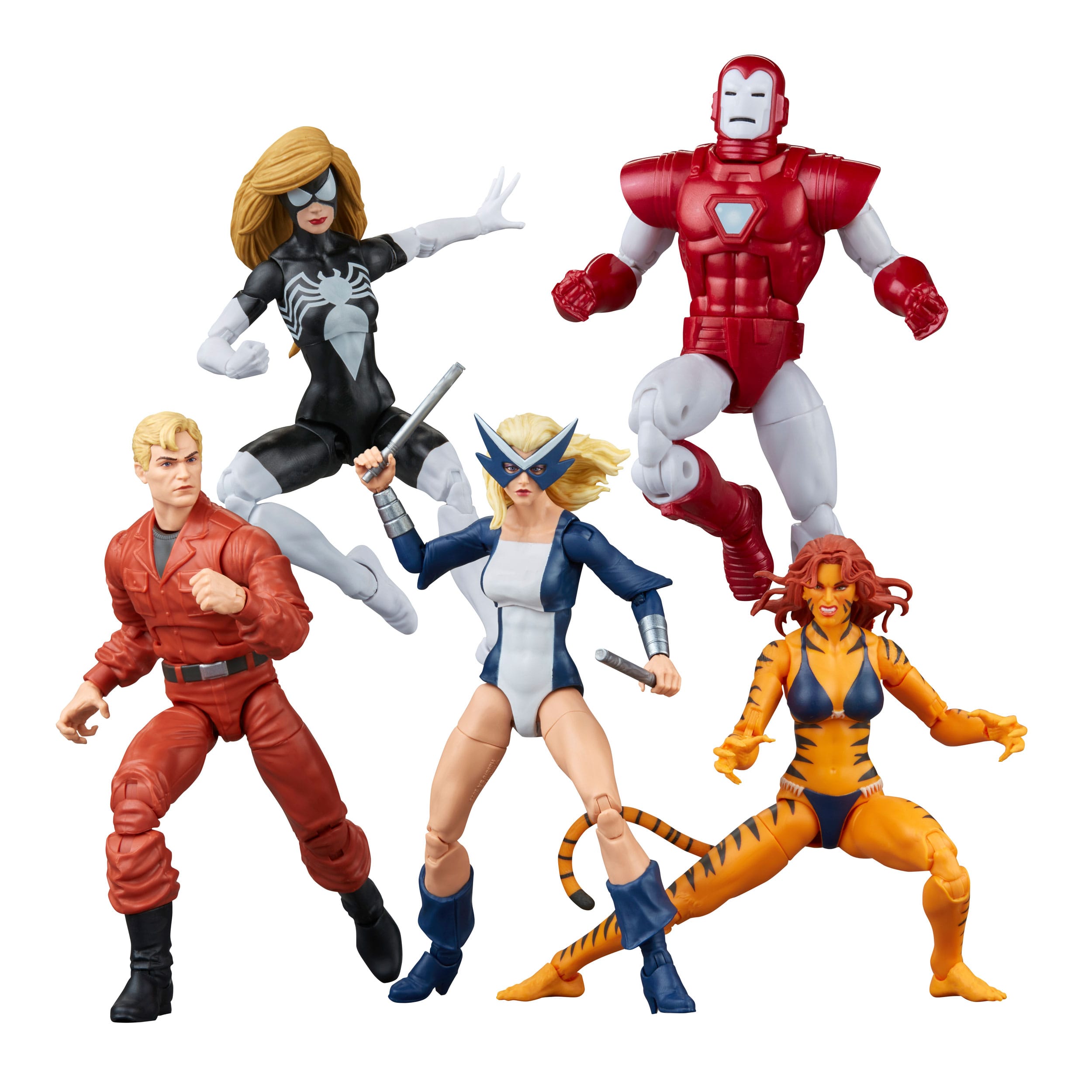 Marvel Legends Actionfiguren 5er-Pack The West Coast Avengers Exclusive 15 cm HASF7053 05010996178299