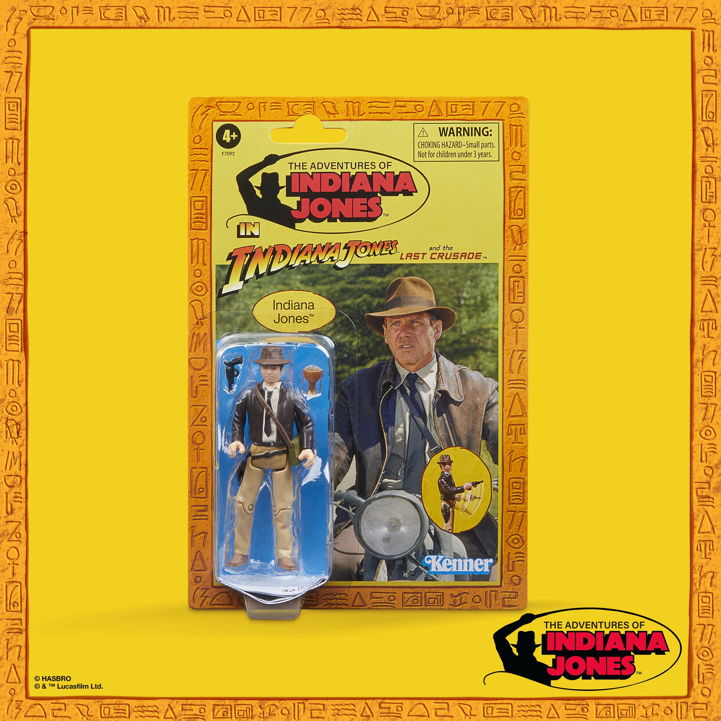 Indiana Jones Retro Collection Actionfigur Indiana Jones (Der letzte Kreuzzug) 10 cm HASF7092 5010996160522
