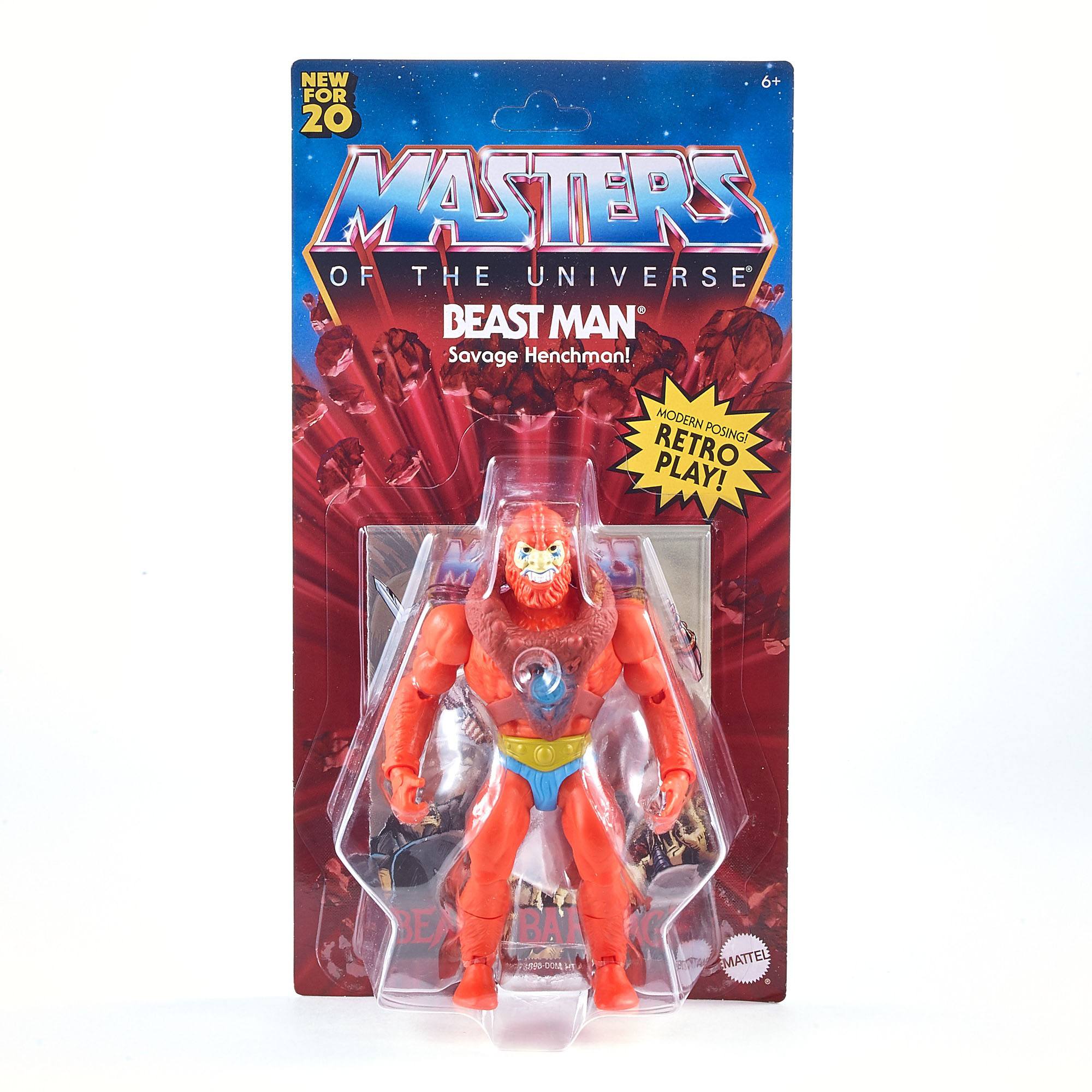 Masters of the Universe Origins Actionfigur 2020 Beast Man 14 cm (EU Karte) MATTGNN92 0887961875355 