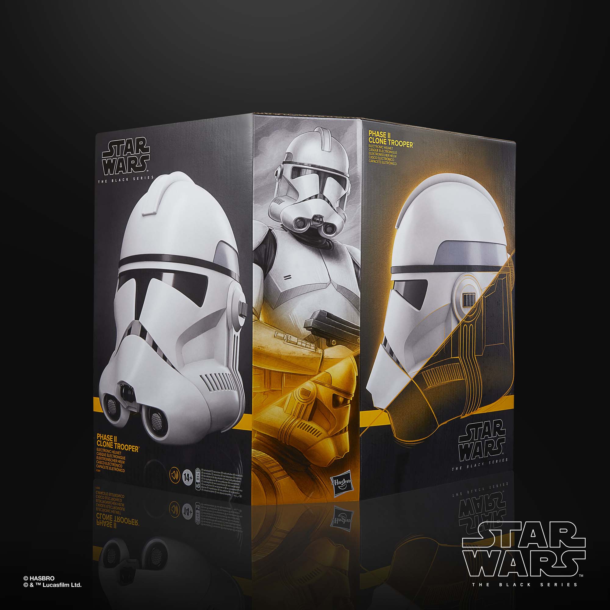 Star Wars The Black Series Phase II Clone Trooper Premium Electronic Helmet  F39115L0 5010994162764